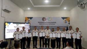 Perkuat Komitmen Kinerja Tahun 2026, Karutan Labuhan Deli Ikuti Penandatanganan Perjanjian Kinerja Kanwil Ditjenpas Sumut