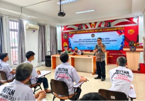 Rutan Labuham Deli Laksanakan Pembekalan Kader Kesehatan WBP