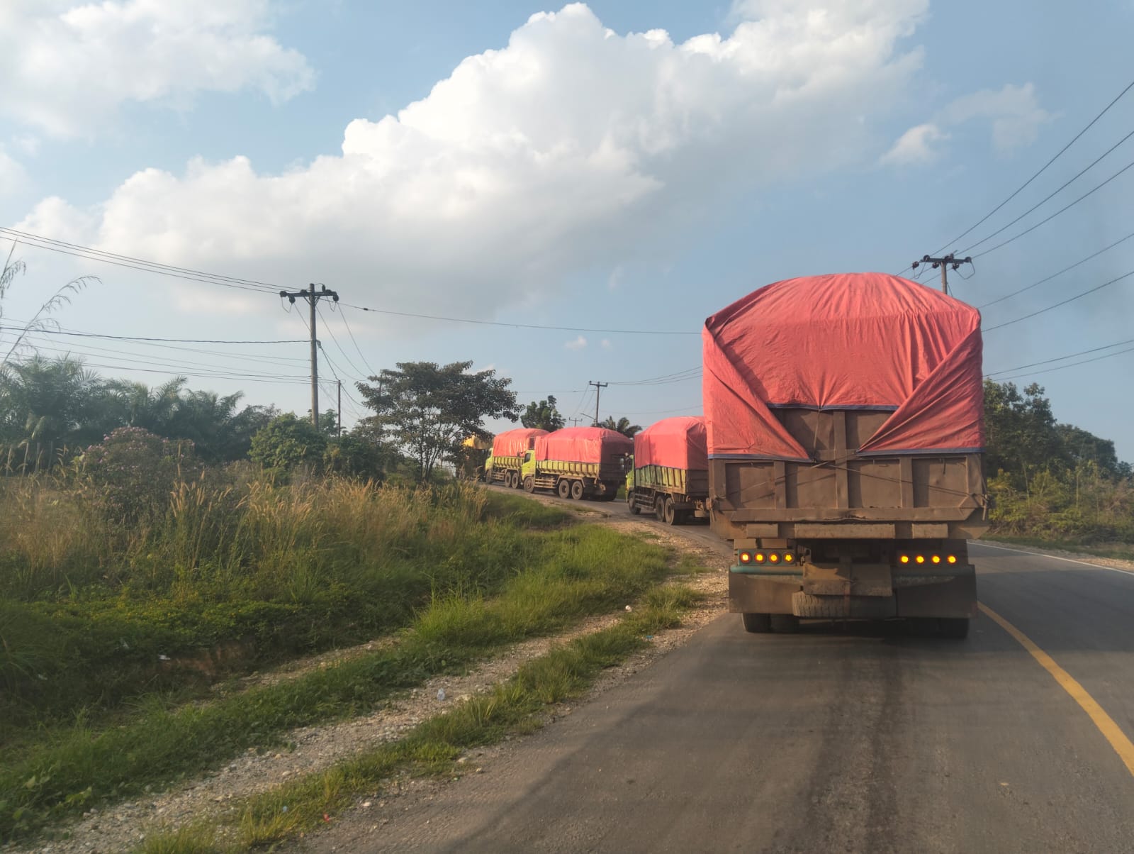 SAT Lantas Mesti Tegas: Truk Puso Batu Bara Beriringan di Jalan, Bahaya Menanti, Sangsinya Pengusaha Batu Bara