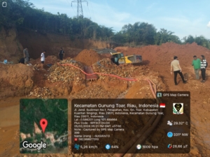 Tim Kepolisian Polres Kuansing Berhasil Melakukan Penangkapan Aktivitas PETI Menggunakan Alat Berat Excavator 