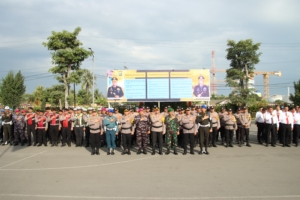 Polres Pelabuhan Belawan Laksanakan Apel Gelar Pasukan Operasi Keselamatan Toba 2026