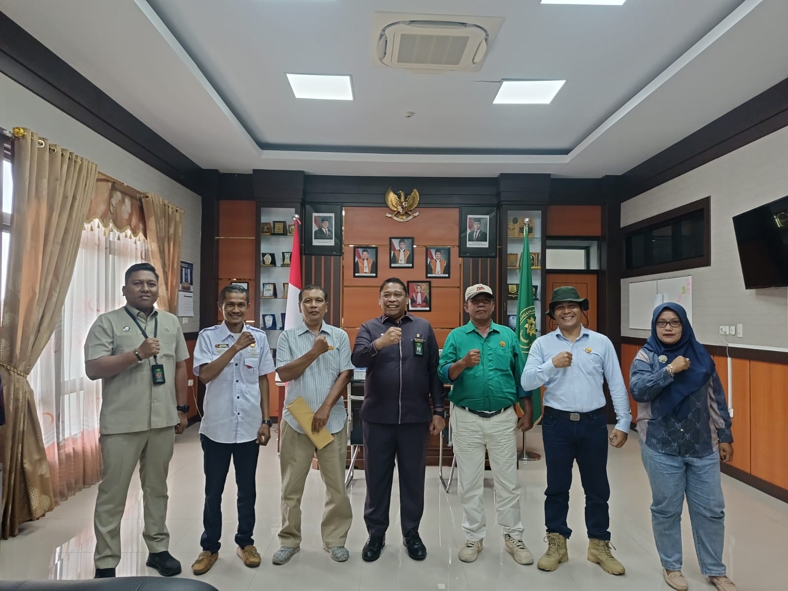 Ormas LCI Audiensi dengan Ketua PN Bangkinang Bahas Kontrol Sosial dan Akses Keadilan