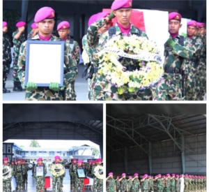 Jenazah Prajurit TNI Korban Bencana Tanah Longsor Di berangkatkan Ke kampung Halaman  
