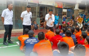 Dalam Rangka Memberikan Pengarahan Meningkatkan Kualitas Pengamanan dan Ketertiban Di lingkungan Rutan Kelas 1 Labuhan Deli 