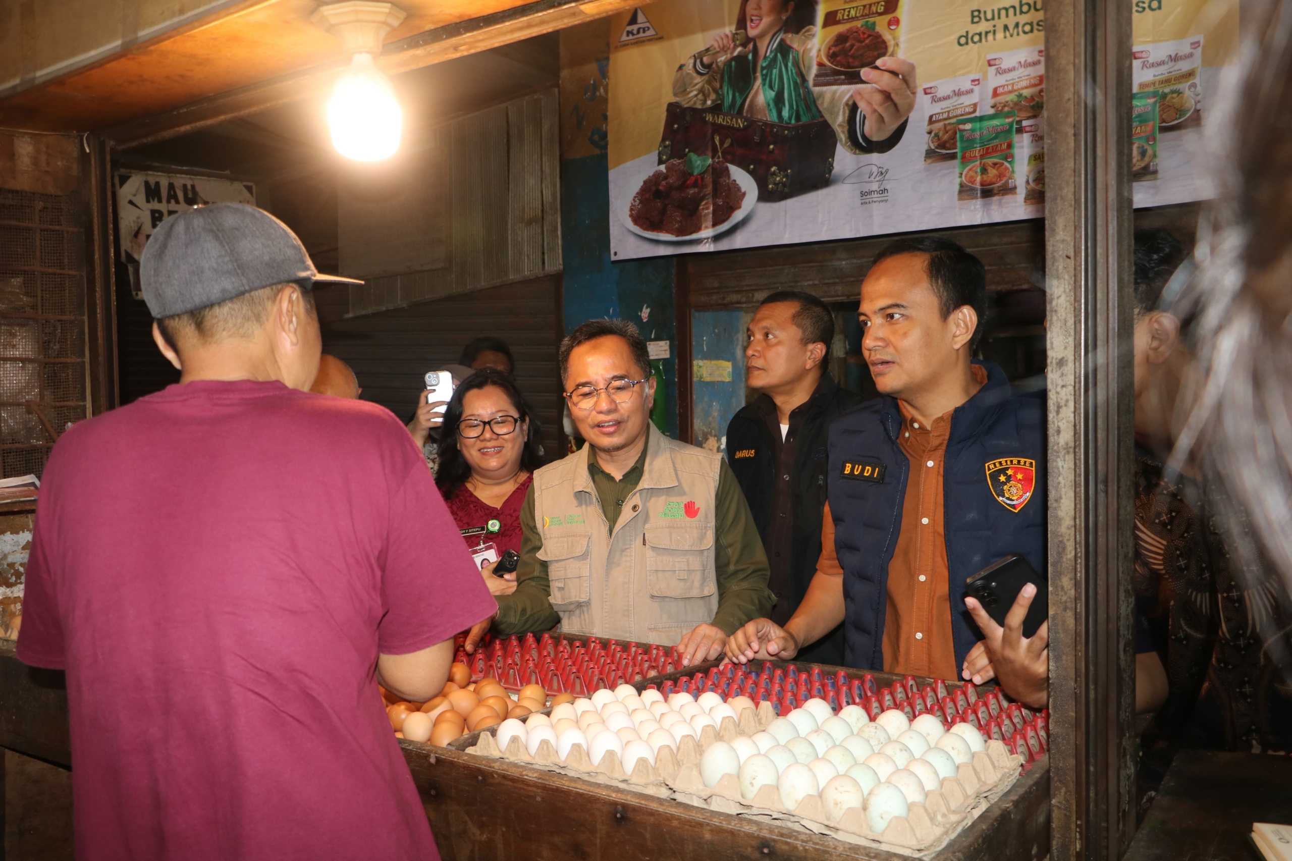 Satgas Pangan Polda Sumut Bersama Bapanas RI Sidak Pusat Pasar Medan, Pastikan Stok dan Harga Bapokting Aman