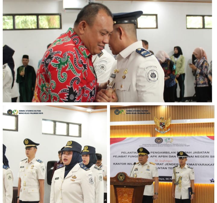 KA Bapas kelas 1 Palangka Raya Menghadiri giat Pelatihan Dan Pengambilan Sumpah Jabatan Pejabat Fungsional APK APBN