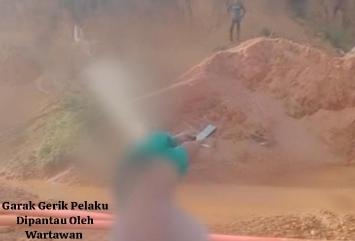Proses Penangkapan Aktivitas PETI, Diduga Pelaku Mencoba Menelpon Seseorang, Apakah Ada Oknum Balik Layar..?