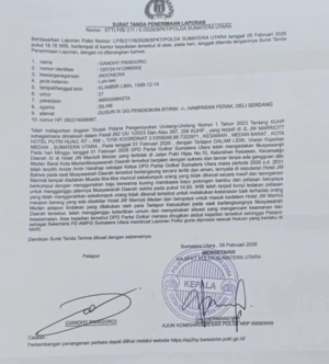 Kericuh4n di Luar Arena Musda XI Golkar Sumut Dilaporkan ke Polda