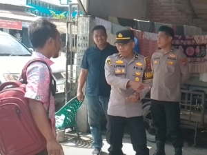 Pamapta Polres Pelabuhan Belawan Respon Cepat Laporan Curanmor, Langsung Cek TKP