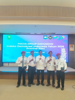 Ormas LCI Hadiri FGD Indeks Demokrasi Indonesia 2025, Dorong Demokrasi Substantif di Riau