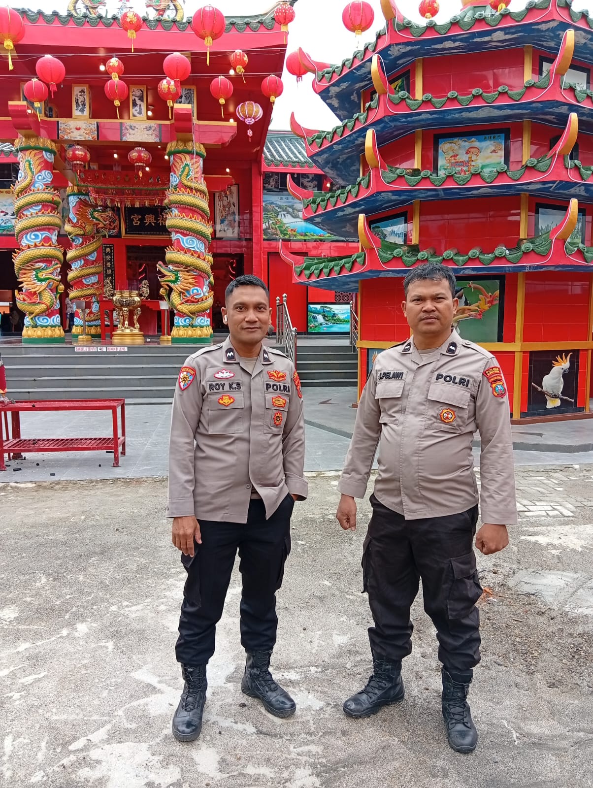 Polres Pelabuhan Belawan Turunkan Ratusan Personel Amankan Imlek 2026