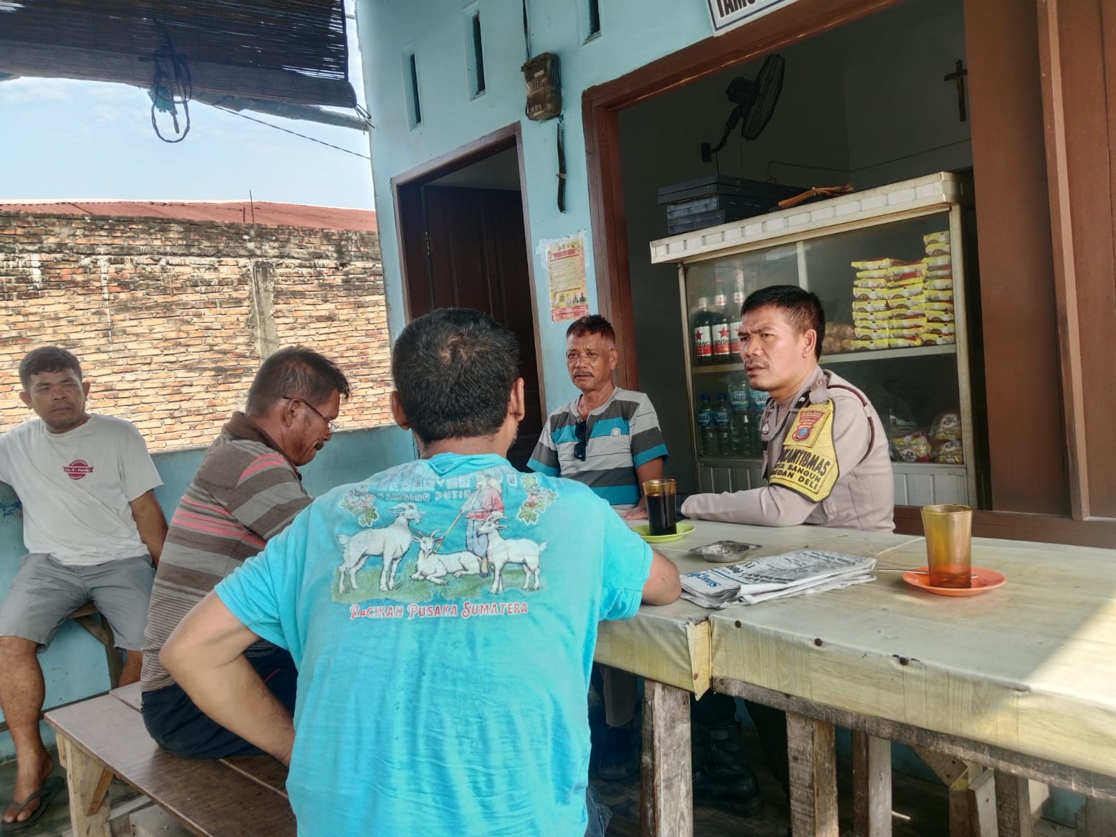 Bhabinkamtibmas Kota Bangun Berikan Himbauan Cegah Kenakalan Remaja dan Geng Motor