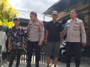Sat Binmas Polres Pelabuhan Belawan Himbau Warga Tolak Tawuran di Belawan I
