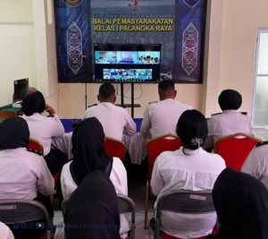 Bapas Kelas 1 Palangka Raya Giat Mengikuti Coaching Clinic secara Daring 