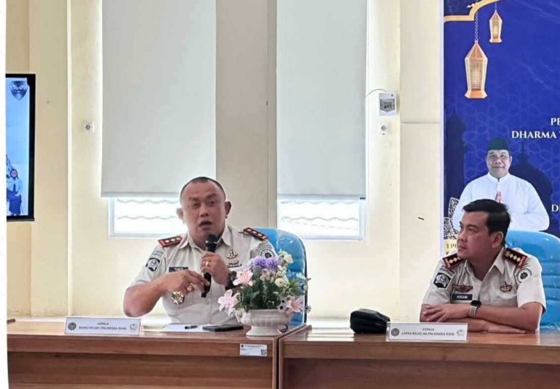 Dalam rangka Pelaksanaan Pembangunan Zona Integritas Menuju Wilayah Bebas Dari Korupsi Lembaga Pemasyarakatan Kelas IIA, Bapas Kelas 1 Palangka Raya Menerima Kunjungan TIM Zona Integritas Lapas