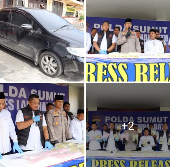 Polres Labuhanbatu kembali berasil Ungkap 31,5 Kg Sabu dan 30.000 Butir Ekstasi.