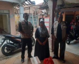 Angin Kencang Robohkan Atap Rumah Warga, BAGUNA Sigap Sambangi Korban
