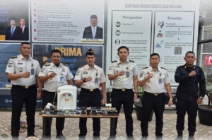 Rutan kelas 1 labuhan Deli Melaksanakan giat Pemusnahan Barang Bukti Hasil Razia Menjaga Keamanan Serta Menciptakan Lingkungan tertib Dan Bebas Dari barang terlarang 