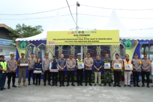 Kapolres Belawan Dampingi PJU Polda Sumut Cek Pos Terpadu di Dermaga Bandar Deli, Pastikan Kesiapan Mudik Aman