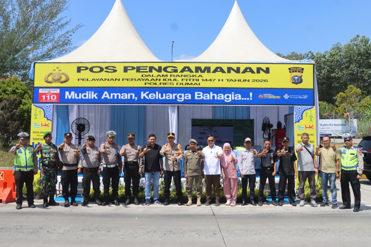 Kapolres Dumai Monitoring Pos Ops Ketupat Lancang Kuning 2026, Tekankan Pelayanan Maksimal