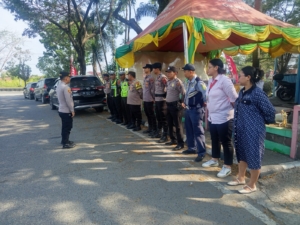 Hari Kedua Lebaran, Personel Pos PAM Ops Ketupat Toba 2026 Polres Pelabuhan Belawan Tetap Siaga Jaga Kamtibmas dan Arus Lalin