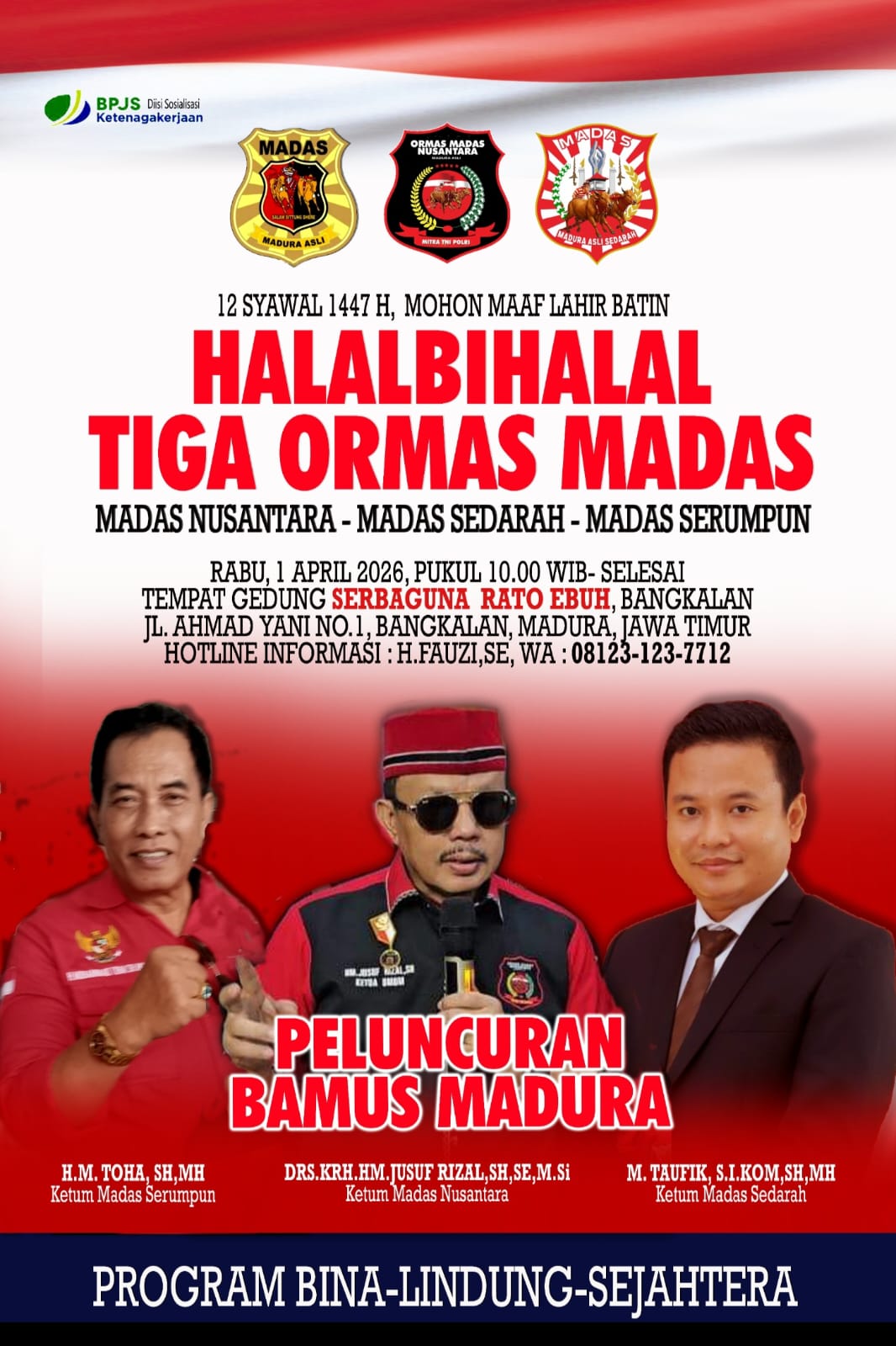 Tiga Ormas Madas Deklarasikan Bamus Madura Kawal Investigasi Ke Madura