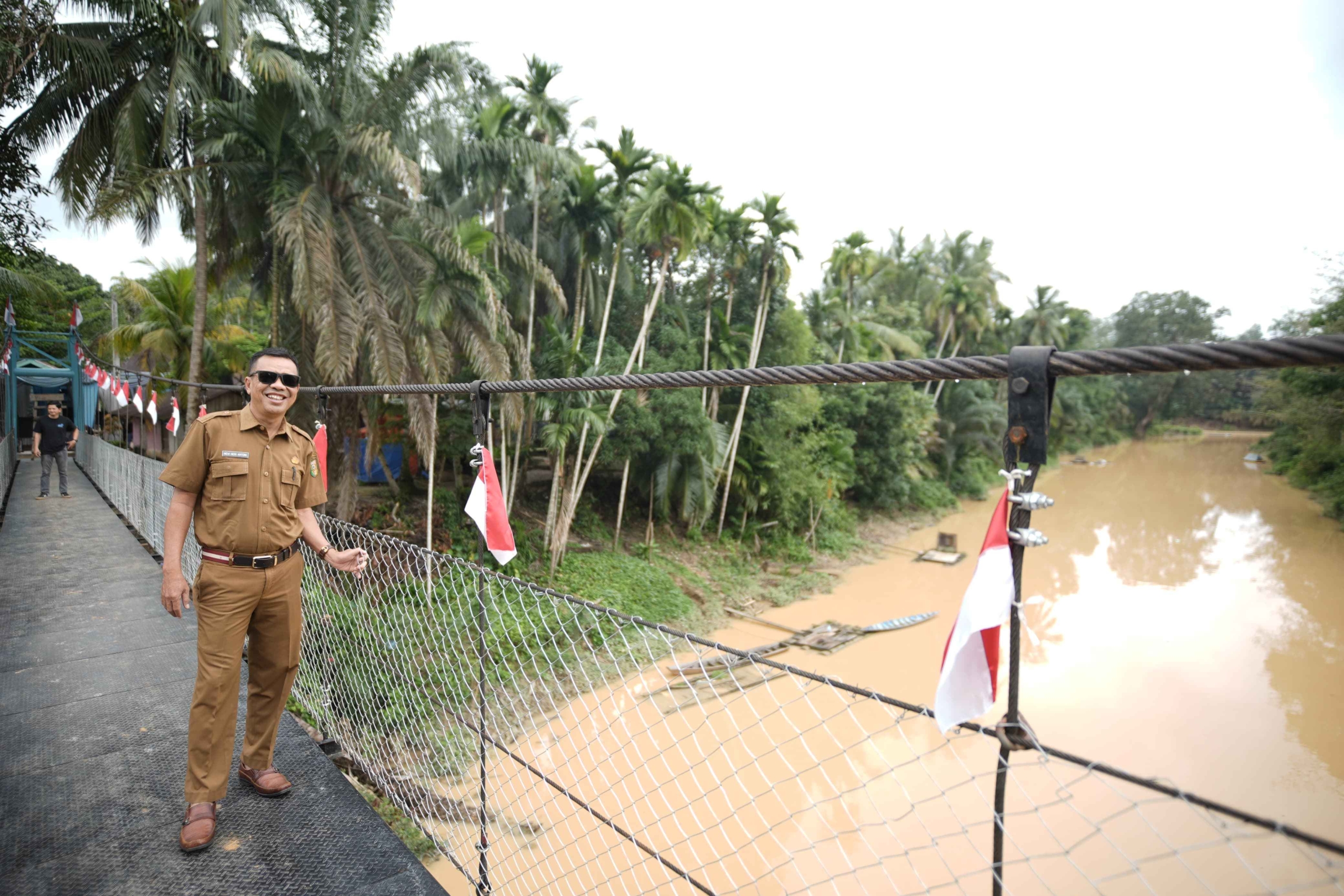 Kapolres Kuansing Matangkan Persiapan Groundbreaking Jembatan Merah Putih Presisi di Pucuk Rantau