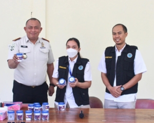 Bapas Palangka Raya Dalam Rangka Menyambut Hari Bakti Pemasyarakatan Ke-62 Melaksanakan  Tes Urin Bagi Seluruh Pegawai 