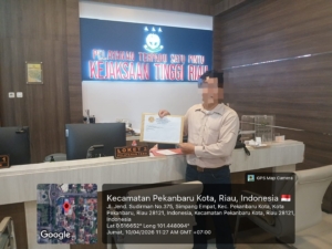 LCI Laporkan Dugaan Korupsi Dana Desa Suka Makmur Kecamatan Gunung Sahilan ke Kejati Riau