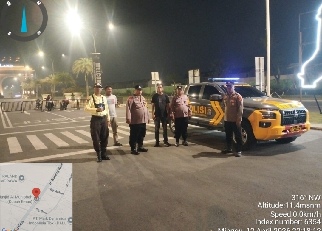 Polresta Deli Serdang Gelar Patroli Blue Light, Wujudkan Rasa Aman Bagi Masyarakat