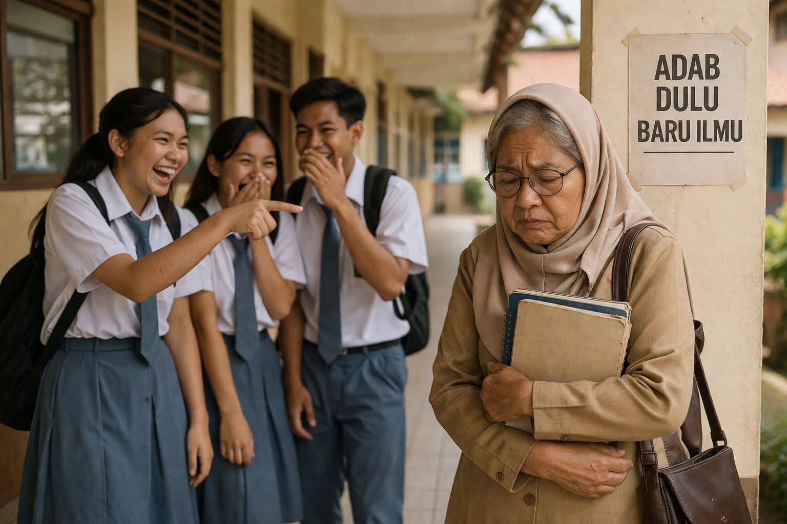 Oknum Siswa SMAN 1 Purwakarta.Tidak Beradab Terhadap Guru