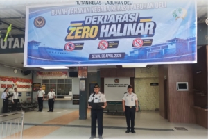 Dalam  Mewujudkan Lingkungan Bersih Dan Berintegritas Rutan Kelas I Labuhan Deli Ikrar Komitmen Bersama Bebas Peredaran Narkoba, Handphone Bagi Pegawai Dan warga Binaan