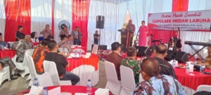 Gelar Pisah Sambut, AKP D Raja Putra Napitupulu Resmi Pimpin Polsek Medan Labuhan