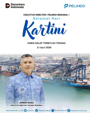 Pelindo Regional 1 Mengucapkan Selamat Hari Kartini 2026