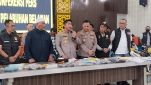 Kapolres Pelabuhan Belawan Paparkan 211 Kasus Data Kriminal, Pencurian dan Narkoba Jadi Sorotan   