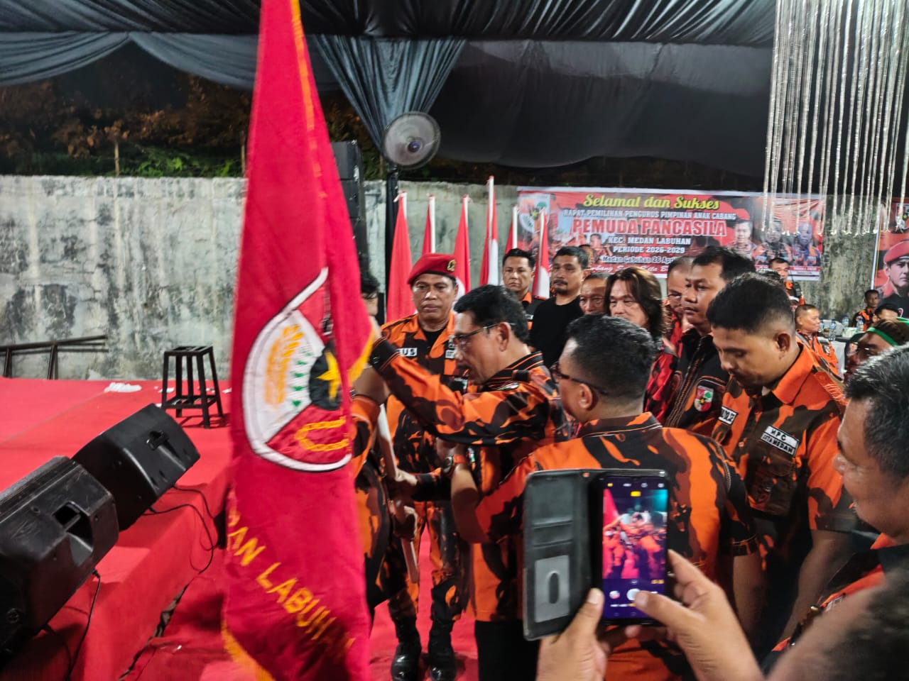 Dapat Dukungan Penuh, Ganda Putra Simbolon Terpilih Aklamasi Pimpin PAC Pemuda Pancasila Medan Labuhan