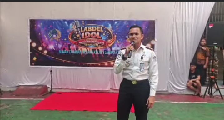 Semarak Labdel Idol WBP Rutan Kelas I Labuhan Deli Tampilkan Bakat di Blok Hunian