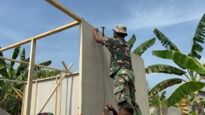 Sentuhan Kasih TNI: Program RTLH TMMD 128 Langkat Tingkatkan Kualitas Hidup Warga