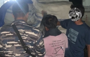 TNI AL Kodaeral XIII Bersama Satuan Intelijen Berasil Menggagalkan Penyeludupan Berupa Ballpress Sebanyak 11 Ball Karung Diduga Berasal Dari Malaysia