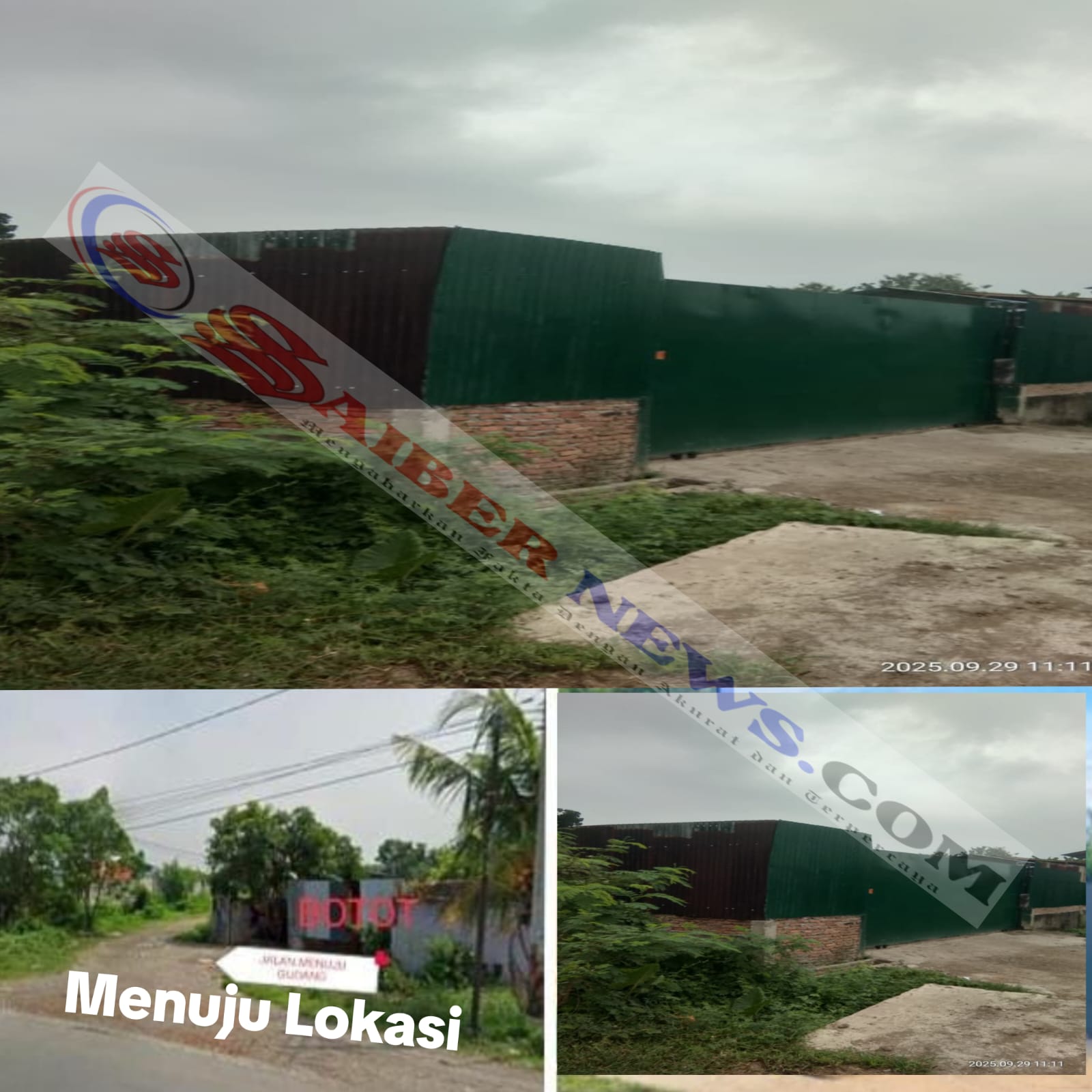 Gudang Di Desa Sampali Diduga Tempat Pengepul BBM Yang berada dibelakang Gudang Botot..