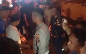 Sat Lantas Polres Pelabuhan Belawan Tangani Laka Lantas Maut di Simpang Kantor