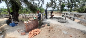 Hari Ke-4 Pekerjaan Fisik TMMD 128 Kodim 0203/Lkt Terus Digenjot Satgas