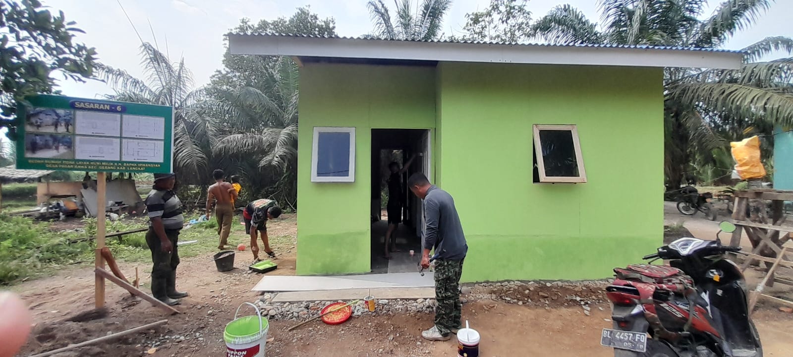 Rehab RTLH Milik Pak Irwansyah Hampir Rampung,Ini Penampakannya