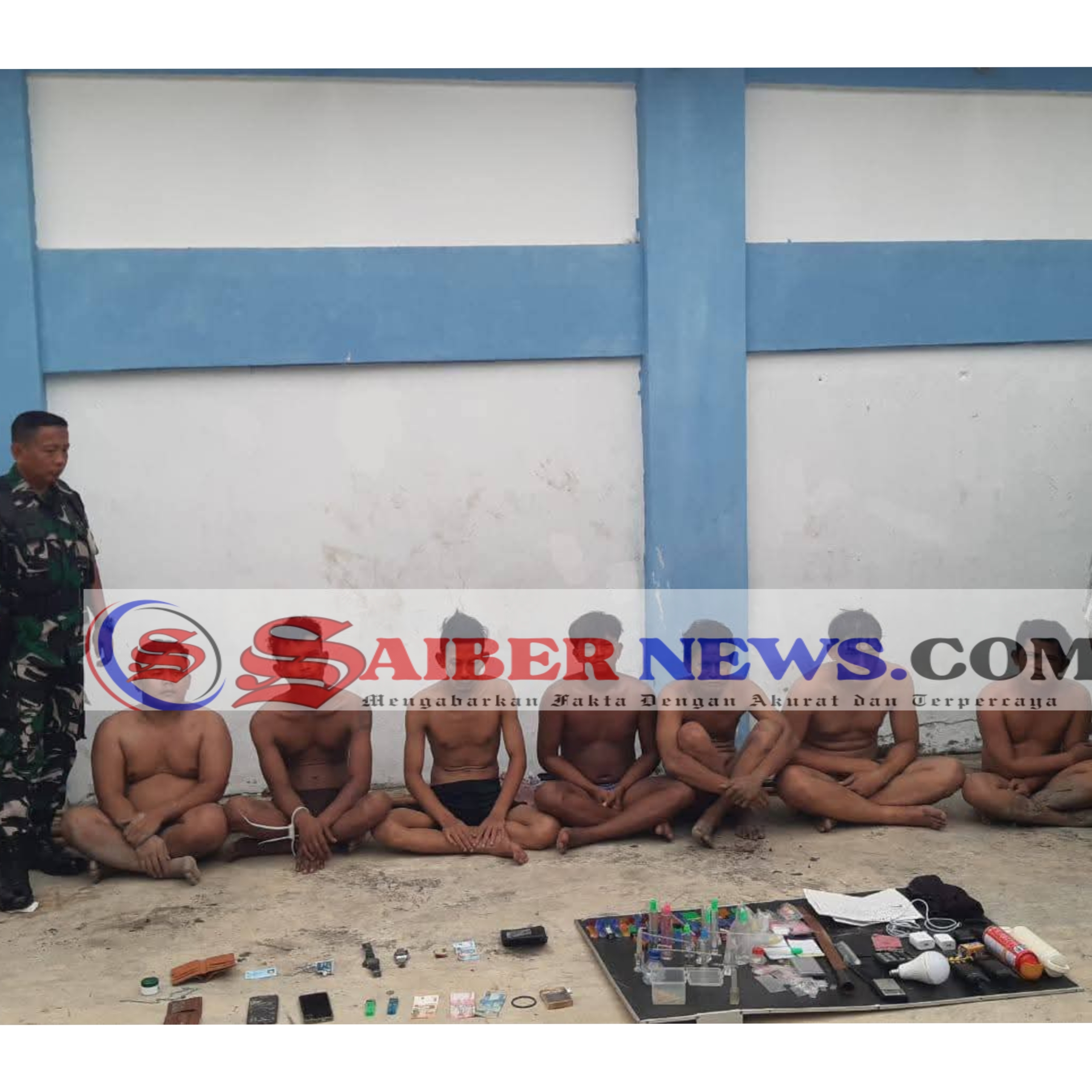 Bersihkan Sarang Narkoba di Belawan, Pom Kodaeral I Amankan 7 Terduga Pelaku yang Diketahui Berulang Kali Terlibat Kejahatan