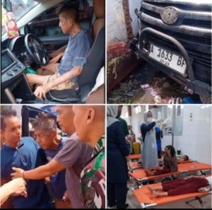 Kecelakaan Maut di Depan Sekolah, Mobil Dinas Tabrak Pedagang dan Siswa; BADAK BANTEN Berduka dan Janji Kawal Proses Hukum