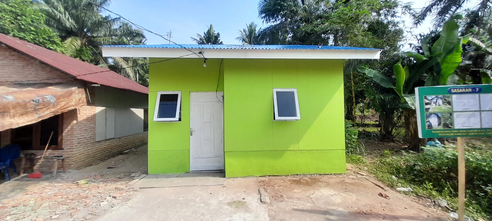 5 Warga Kurang Mampu Mulai Tersenyum Bahagia ,Rumahnya di Rehab Program TMMD ke 128