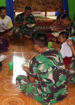 TMMD 128 Hadirkan Dampak Sosial: Rumah Warga Jadi Ruang Kebersamaan