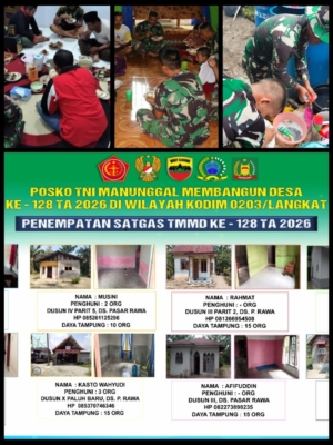 TMMD 128: Saat Rumah Warga Menjadi Titik Temu Negara dan Kehidupan Sehari-hari