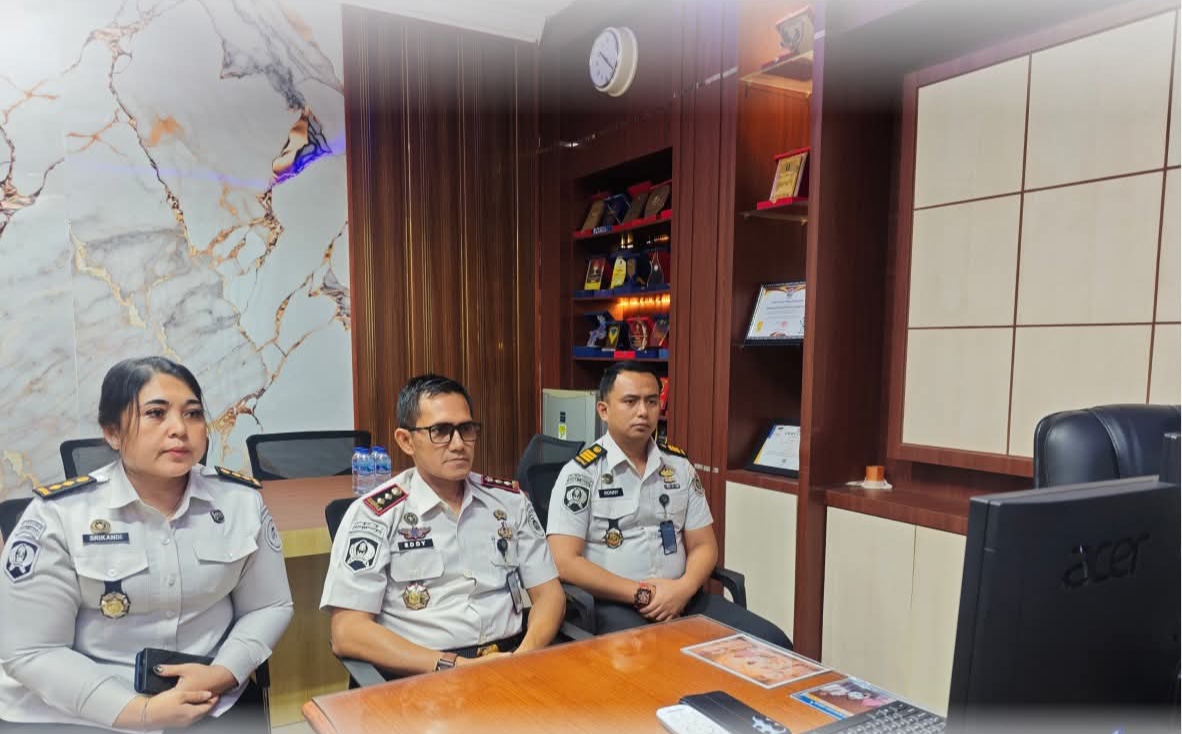 Rutan kelas I labuhan Deli Giat Rapat Analisis Dan Evaluasi Capaian Kerja Triwulan I Tahun 2026