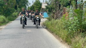 Naik Randis Babinsa ,Danrem 022/PT Bersama Dandim 0203/Lkt Tinjau Sasaran Fisik TMMD 128 Gebang